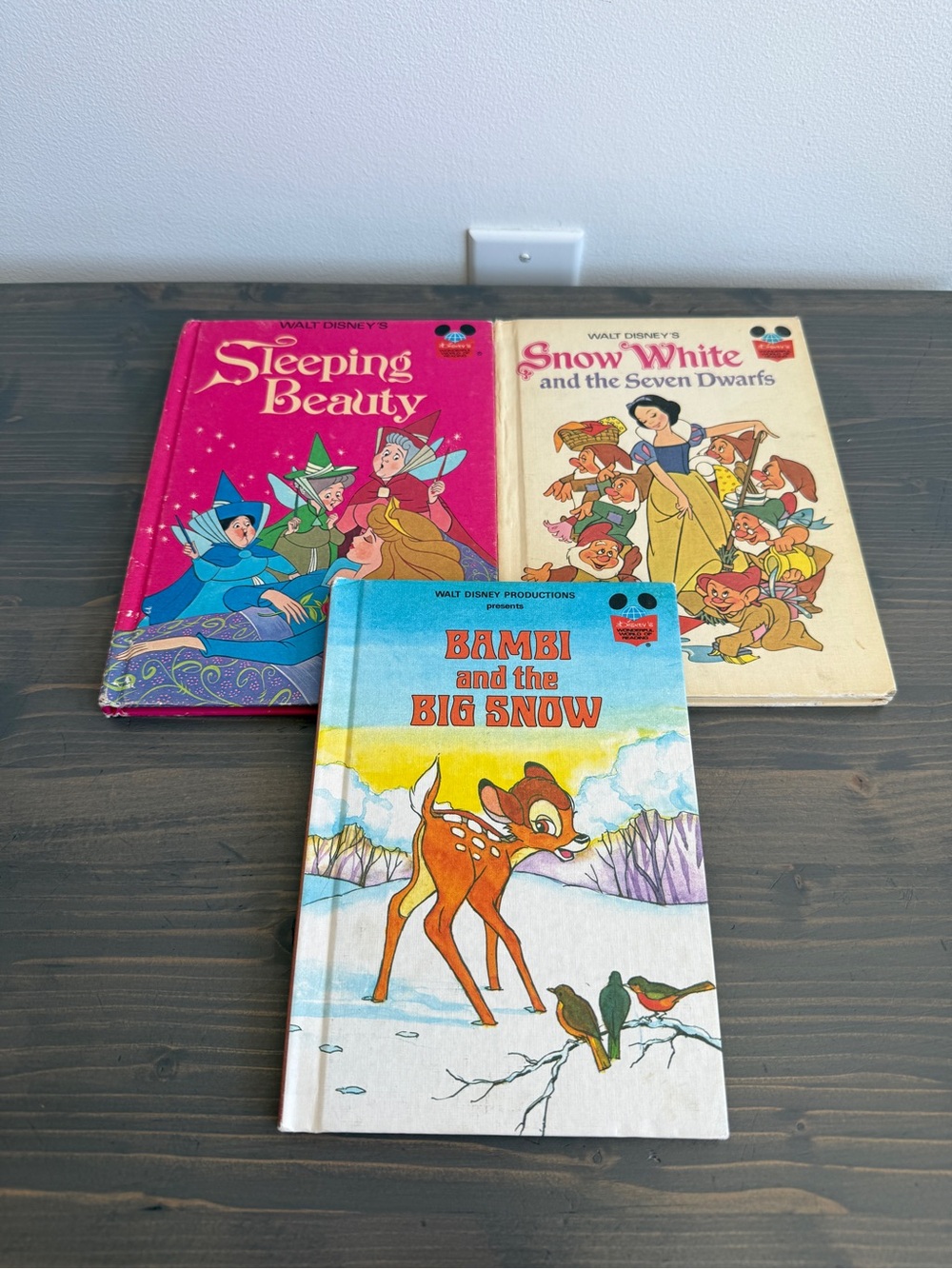 Vintage Walt Disney book club books